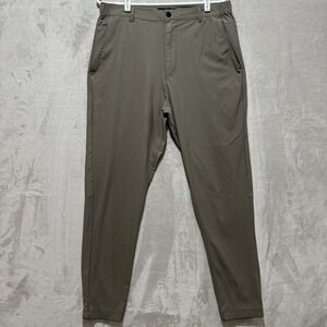 CUTS AO For The Sport Of Business Jogger Pants Men's Size Large Taupe Brown